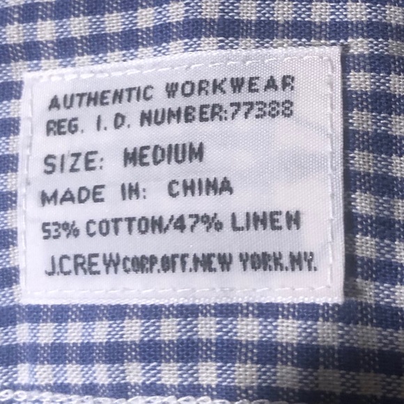 J. Crew button down shirt, Medium - Picture 4 of 4
